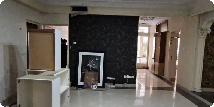 قبل از انجام پروژه بازسازی